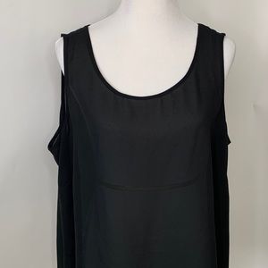 Elisabeth by Liz Claiborne Women's Black Top sz 18